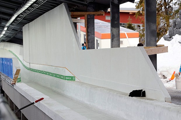 Preinačena sanjkaška staza