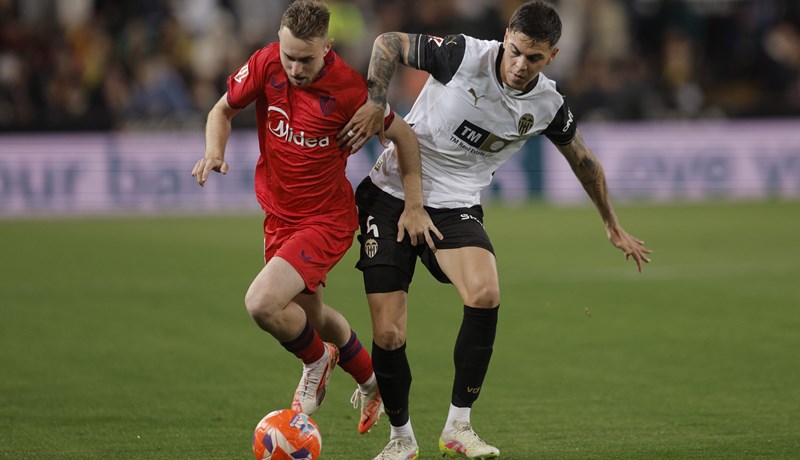 Tarrega autogolom donio prednost Sevilli, Duro u sudačkoj nadoknadi 'iščupao' bod Valenciji