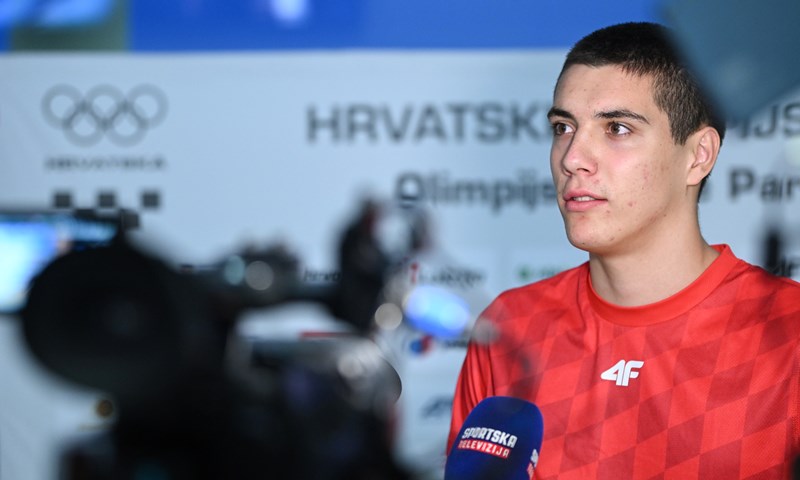 Zlatni Hribar: 'Strašno sam zadovoljan svojim plivanjem'