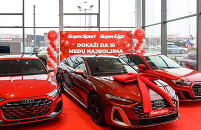 Pobjednici SuperSport SuperLige preuzeli su nove Audi automobile