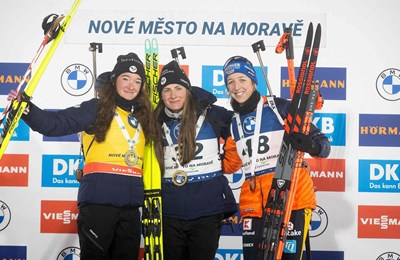 Francusko slavlje u Novem Mestu, hrvatska biatlonka Iva Morić 83.