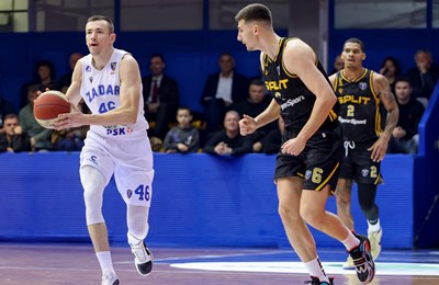 Zadar već do poluvremena riješio pitanje pobjednika protiv neraspoloženih Splićana