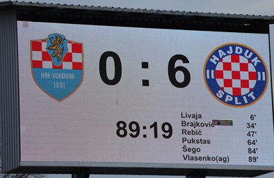 Autogol Vlasenka potvrdio visoku pobjedu Hajduka