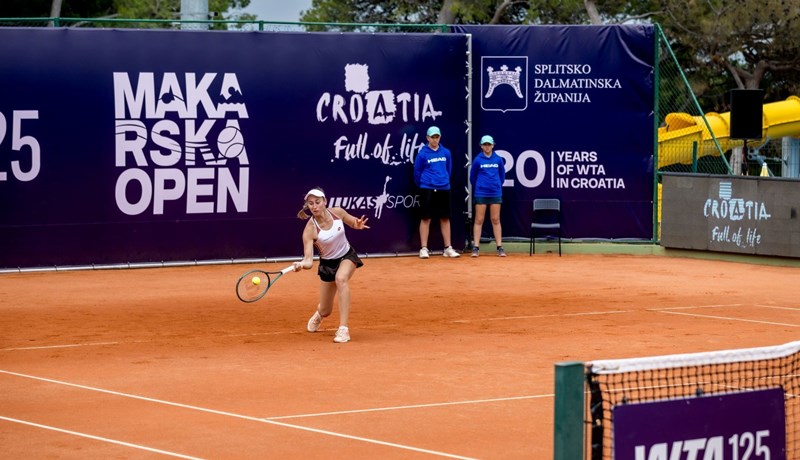 Makarska Open: Ćirić Bagarić ispala, kiša prekinula meč između Marčinko i Hennemann