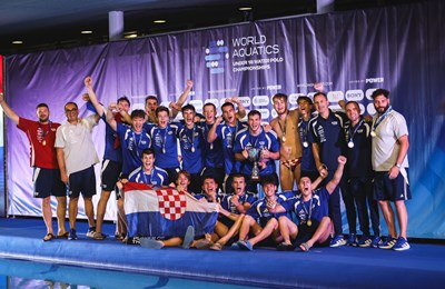 Hrvatski U-18 vaterpolisti postali svjetski prvaci nakon dugih deset godina