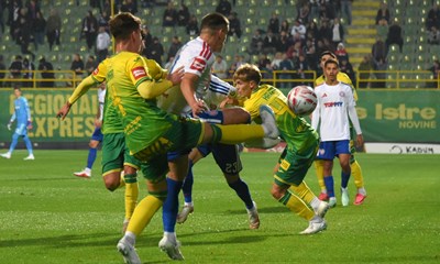 KRONOLOGIJA: Istra 1961 - Hajduk 2:2 (SuperSport HNL, 11. kolo)