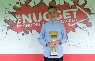 Tadija Matijašević, beogradsko 'čudo od djeteta', osvajač Goinfo Snooker Zagreb Opena
