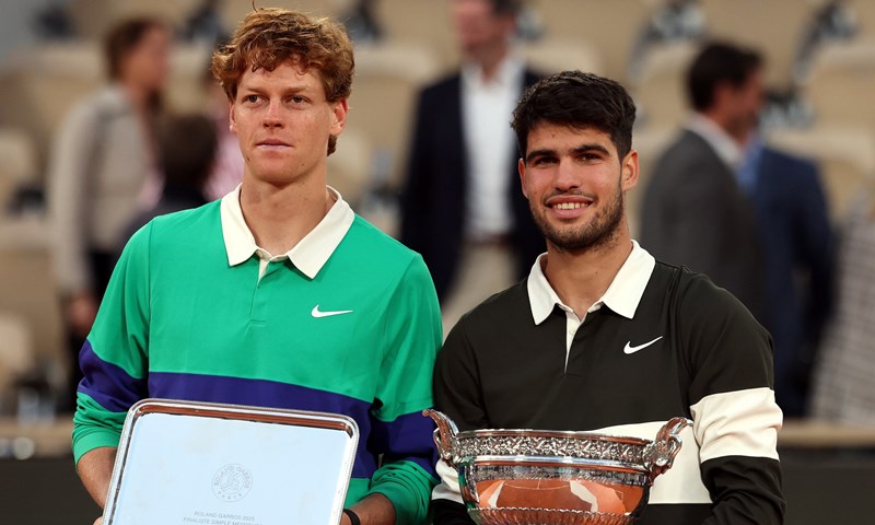 Alcaraz: 'Sinner je velika inspiracija ne samo djeci diljem svijeta, već i meni'