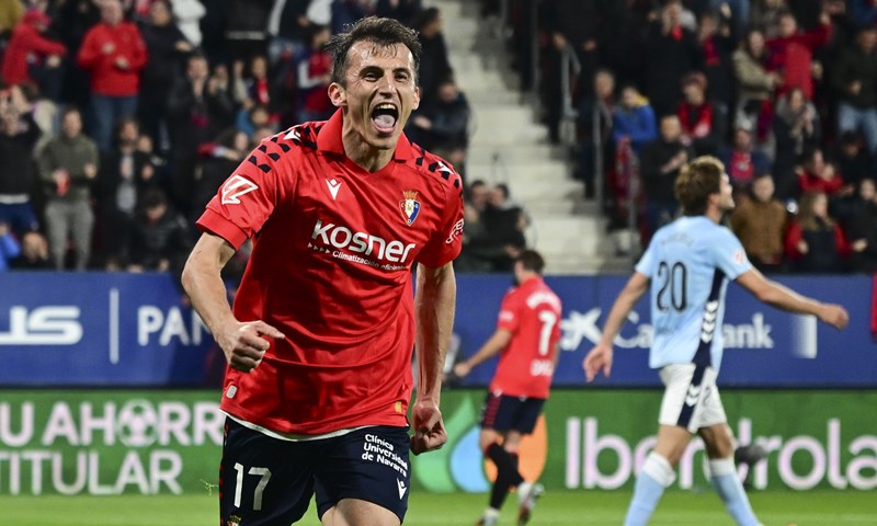 Budimir zabio iz penala za bod Osasune i nastavio sjajnu formu