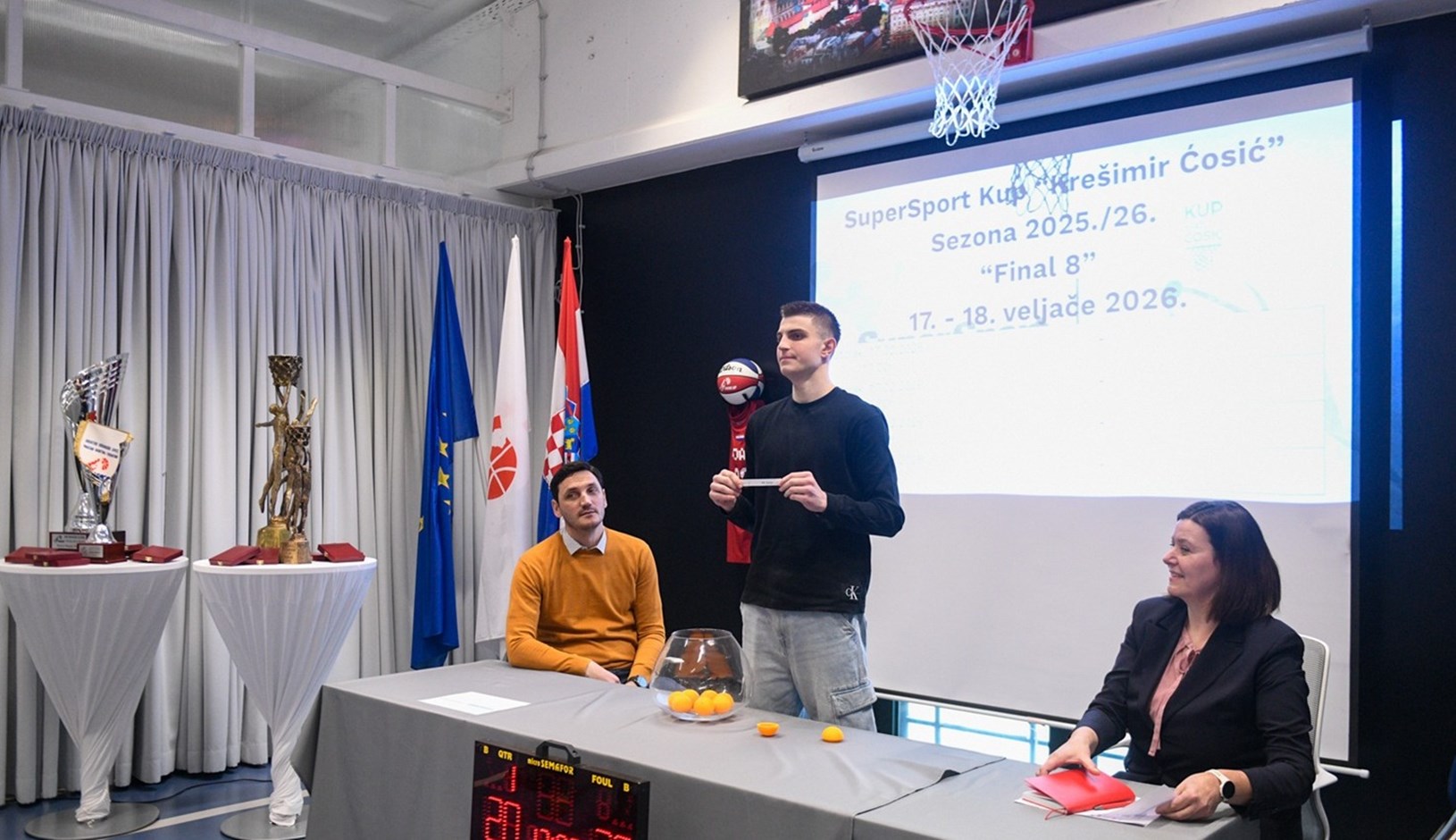 Poznati parovi završnice SuperSport Kupa Krešimir Ćosić i Kupa Ružica Meglaj-Rimac