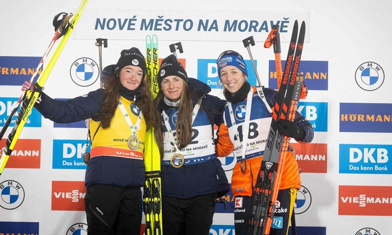 Francusko slavlje u Novem Mestu, hrvatska biatlonka Iva Morić 83.