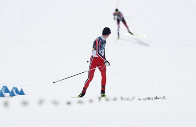 Oftebro do svog drugog olimpijskog zlata u Cortini i Milanu, ponovno presudio trkački dio