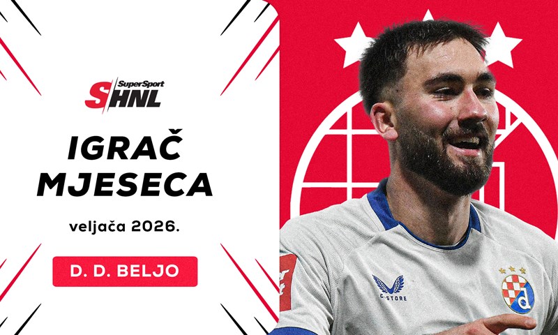 Najbolji u veljači: Golgeter Beljo i trener Kovačević odnijeli nagrade za potvrdu izvrsnog mjeseca Dinama