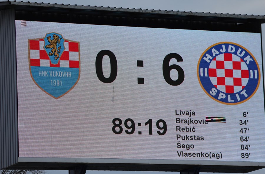 Autogol Vlasenka potvrdio visoku pobjedu Hajduka