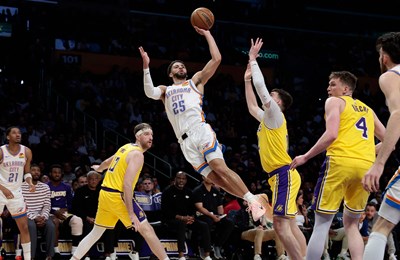 Lakersi izgubili treću utakmicu zaredom, drugi put u pet dana od Oklahoma City Thundera