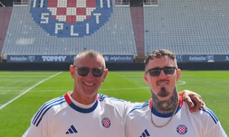 Tom Aspinall posjetio Poljud: 'Hrvatska me oduševila, sigurno ću se vratiti'