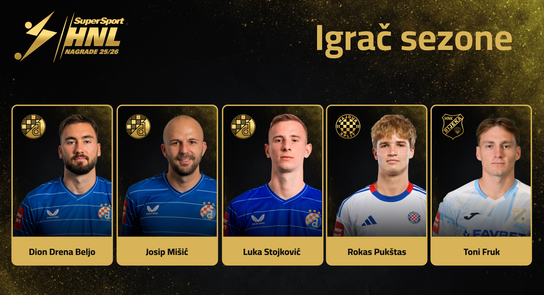 SHNL godišnje nominacije: Dinamo s tri kandidata za igrača sezone