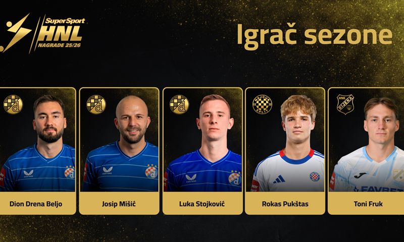 SHNL godišnje nominacije: Dinamo s tri kandidata za igrača sezone