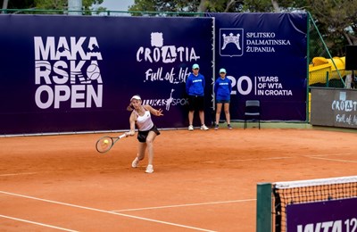 Makarska Open: Ćirić Bagarić ispala, kiša prekinula meč između Marčinko i Hennemann