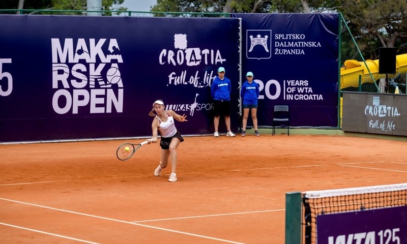 Makarska Open: Ćirić Bagarić ispala, kiša prekinula meč između Marčinko i Hennemann